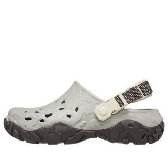 Crocs All Terrain Atlas Clogs «Grau Schwarz» 208391-1LN