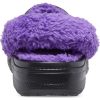 Crocs Baya gefütterte Fuzz Strap Clogs «Schwarz Lila» 20663309V