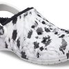 Crocs Baya Lined Clog Fleece Lined Unisex Weiß Grau Hausschuhe «White Grey» 205975-10M