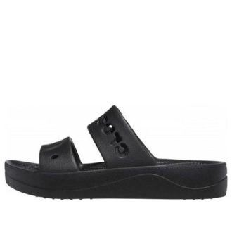 Crocs Baya Plateau-Sandalen «Schwarz» 208188-001