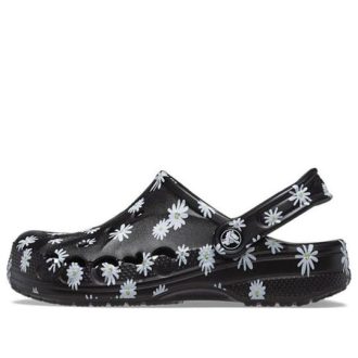 Crocs Baya Seasonal Printed Clogs «Black Daisy» 206230-0ZI