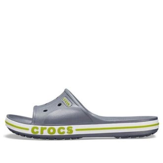 Crocs Bayaband Clog Grau Grün Hausschuhe «Grau Grün» 205392-0A3