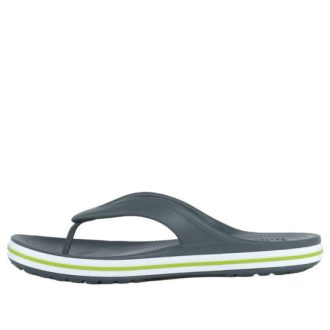 Crocs Bayaband Flip-Flops «Grau Grün» 205393-0GX