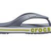 Crocs Bayaband Flip rutschfeste, verschleißfeste, lässige Hausschuhe in Graugrün «Grey Green» 205393-0A3