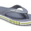 Crocs Bayaband Flip rutschfeste, verschleißfeste, lässige Hausschuhe in Graugrün «Grey Green» 205393-0A3