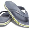 Crocs Bayaband Flip rutschfeste, verschleißfeste, lässige Hausschuhe in Graugrün «Grey Green» 205393-0A3