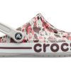 Crocs Bayaband Printed Classic Clogs «Weiß Braun Rot» 205840-1CD