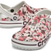 Crocs Bayaband Printed Classic Clogs «Weiß Braun Rot» 205840-1CD