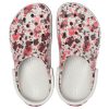 Crocs Bayaband Printed Classic Clogs «Weiß Braun Rot» 205840-1CD