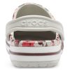 Crocs Bayaband Printed Classic Clogs «Weiß Braun Rot» 205840-1CD