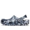 Crocs Beach Marble Unisex Schwarz Weiß Sandalen «Black White» 206867-103