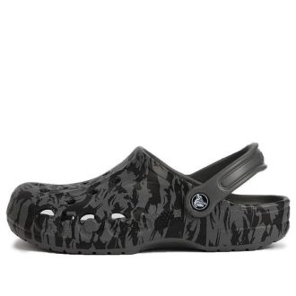 Crocs Beach Schwarze Sandalen «Grau Weiß» 206230-07I