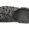 Crocs Beach Schwarze Sandalen «Grau Weiß» 206230-07I