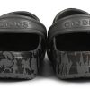 Crocs Beach Schwarze Sandalen «Grau Weiß» 206230-07I