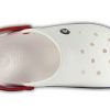 Crocs Beach Unisex Weiß Blau Sandalen «White Blue» 11016-11I