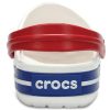 Crocs Beach Unisex Weiß Blau Sandalen «White Blue» 11016-11I