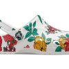 Crocs Beach White Flowers Sandalen «Weiß Rot Grün» 206230-10D