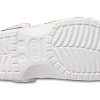 Crocs Beach White Flowers Sandalen «Weiß Rot Grün» 206230-10D