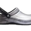 Crocs Bistro Graphic Clogs «Silber Schwarz» 204044-041