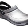 Crocs Bistro Graphic Clogs «Silber Schwarz» 204044-041