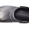 Crocs Bistro Graphic Clogs «Silber Schwarz» 204044-041
