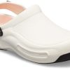 Crocs Bistro Pro Literide Clogs «Weiß Schwarz Orange» 205669-100