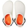 Crocs Bistro Pro Literide Clogs «Weiß Schwarz Orange» 205669-100