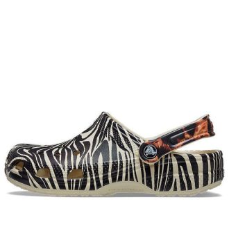 Crocs Classic Animal Beach Sandalen Unisex Animal «Weiß» 207840-2Y9