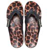 Crocs Classic Animal Flip-Flops Unisex Leopardenmuster «Black Leopard» 207872-0CU