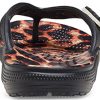 Crocs Classic Animal Flip-Flops Unisex Leopardenmuster «Black Leopard» 207872-0CU