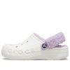 Crocs Classic Baya Lined Fuzz-Strap Clog «White Lila» 206633-577