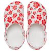 Crocs Classic Beach Sandalen Unisex Rot Weiß 207849-1AZ