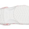 Crocs Classic Beach Sandalen Unisex Rot Weiß 207849-1AZ
