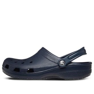 Crocs Classic Beach Unisex Blau Schwarz Sandalen «Blue Black» 10001-410
