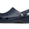 Crocs Classic Beach Unisex Blau Schwarz Sandalen «Blue Black» 10001-410
