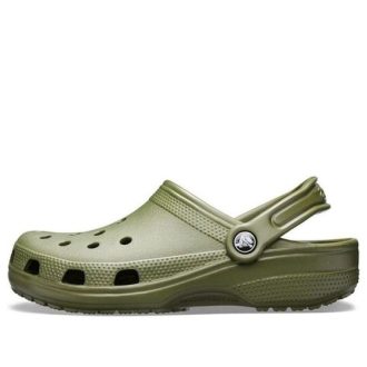 Crocs Classic Beach Unisex-Sandalen in Armeegrün, 10001-309