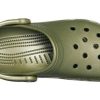 Crocs Classic Beach Unisex-Sandalen in Armeegrün, 10001-309