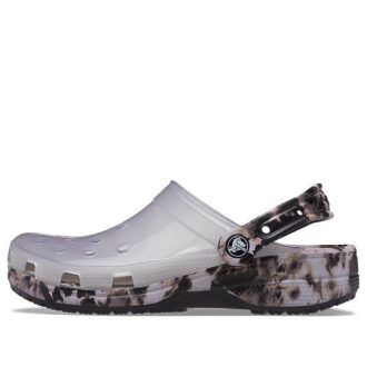 Crocs Classic Bleach Clogs «Translucent Black White» 207333-001