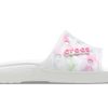 Crocs Classic Bleach Dye Slides «Weiß Pink» 207411-94S