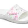 Crocs Classic Bleach Dye Slides «Weiß Pink» 207411-94S