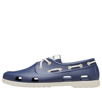 Crocs Classic Bootsschuhe «Blau Weiß» 206338-46K