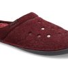 Crocs Classic Casual Thicken Stay Warm Unisex Weinrote Hausschuhe 203600-60U