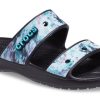 Crocs Classic Casual Unisex Blau Schwarz Hausschuhe 207283-988