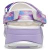Crocs Classic Casual Unisex Weiß Lila Sandalen «White Purple» 207772-577