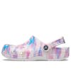 Crocs Classic Casual Unisex Weiß Rosa Blau Sandalen «White Pink Blue» 207567-94S