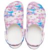 Crocs Classic Casual Unisex Weiß Rosa Blau Sandalen «White Pink Blue» 207567-94S