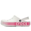 Crocs Classic Clog Atmungsaktiver rutschfester Schuh Rosa Weiß 206852-100