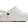 Crocs Classic Clog Atmungsaktiver rutschfester Schuh Rosa Weiß 206852-100