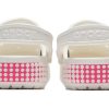 Crocs Classic Clog Atmungsaktiver rutschfester Schuh Rosa Weiß 206852-100