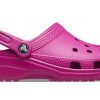 Crocs Classic Clog Beach Unisex Lila Rot Sandalen 10001-6SV